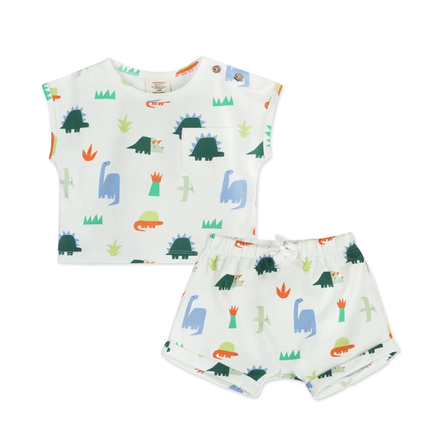 Dino Tee & Shorts Set
