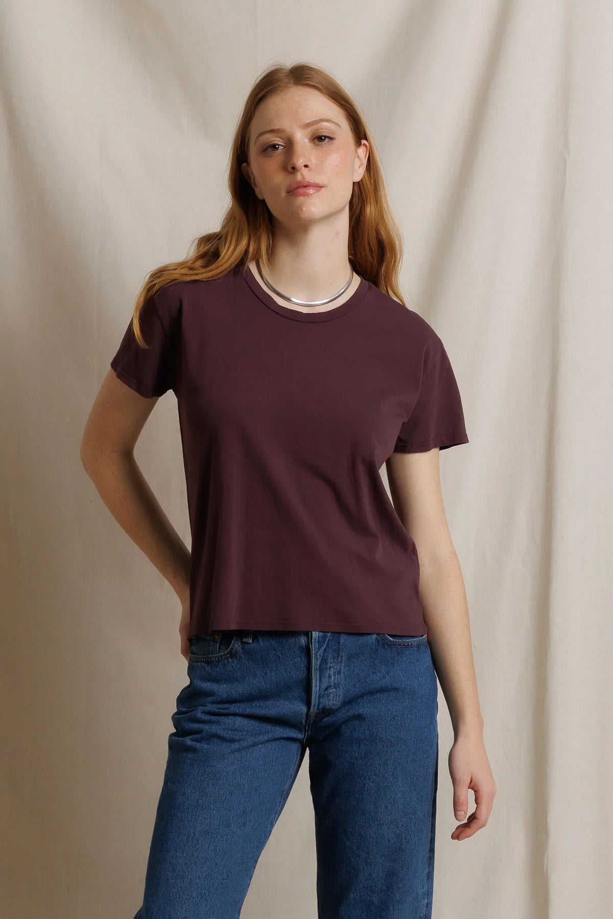 Harley Tee - Cherry Laquer