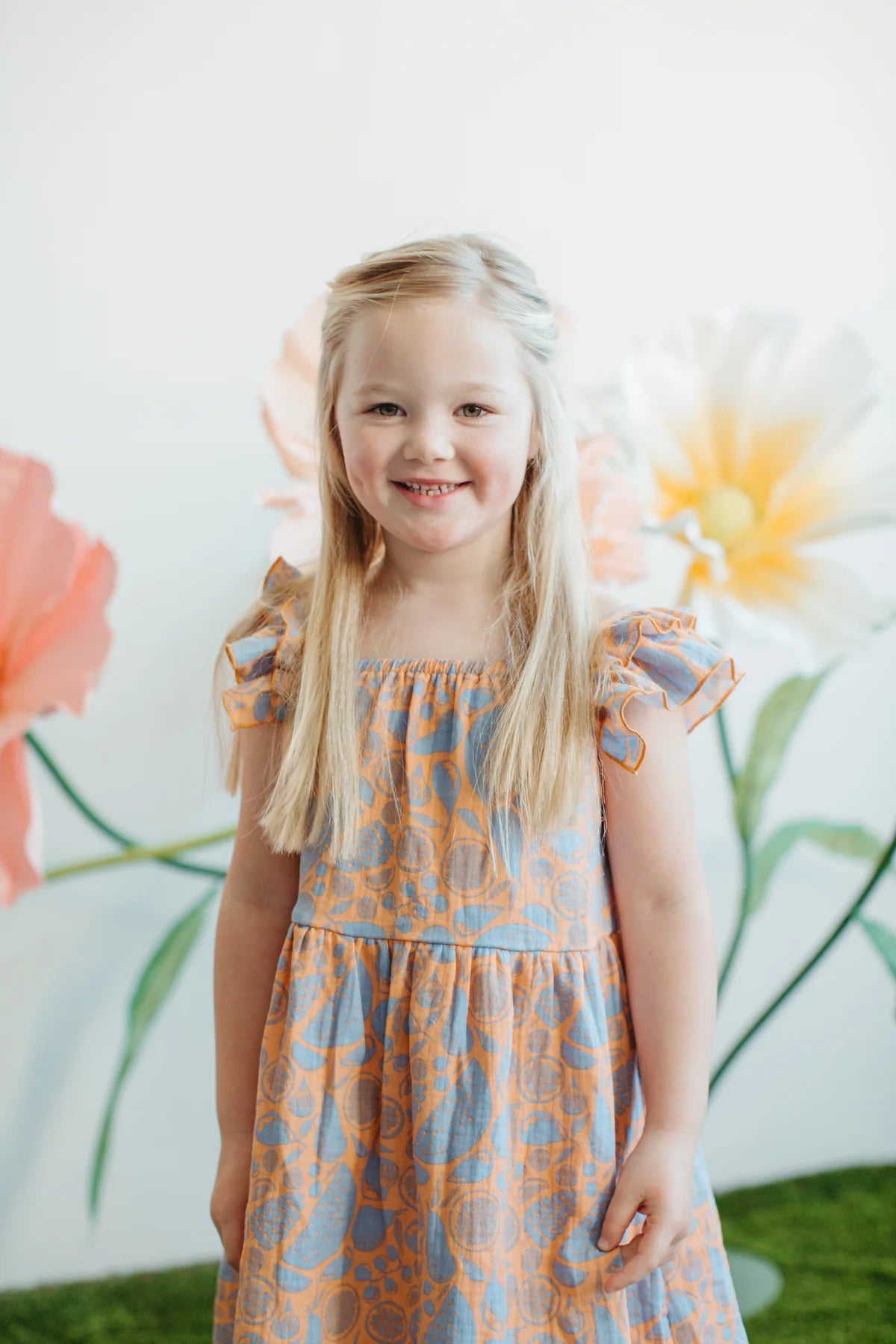 Muslin Flutter Strap Sundress - Summer Bounty