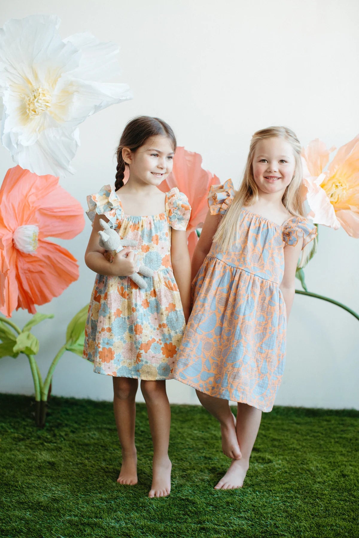 Muslin Flutter Strap Sundress - Summer Bounty