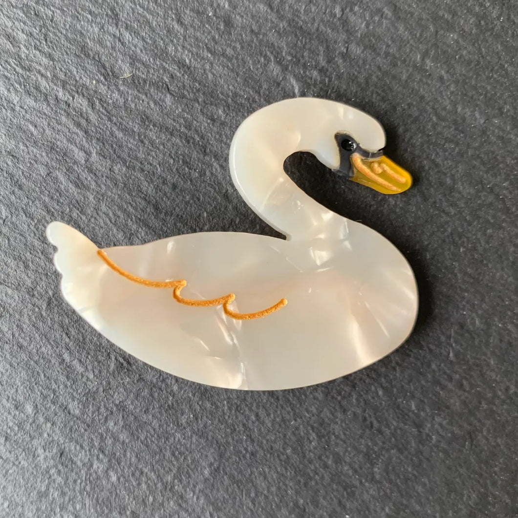 Swan Hair Clip