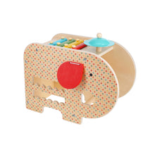 Load image into Gallery viewer, Wooden 5-in-1 Elephant Music Toy
