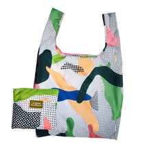 Load image into Gallery viewer, Dots Pattern Reusable Shopping Tote Bag
