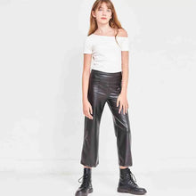 Load image into Gallery viewer, Faux Leather Wide Legs Pants
