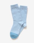 Two Tone Socks- Sky Blue