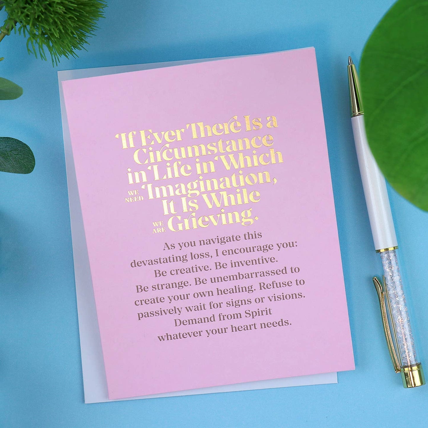 Elizabeth Gilbert If Ever A Circumstance Card