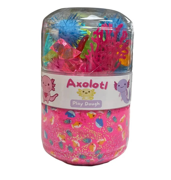 Axolotl Play Dough Jar