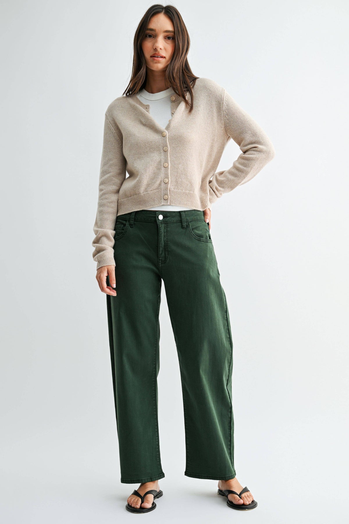 Stretch Twill Comfort Barrel - DARK OLIVE