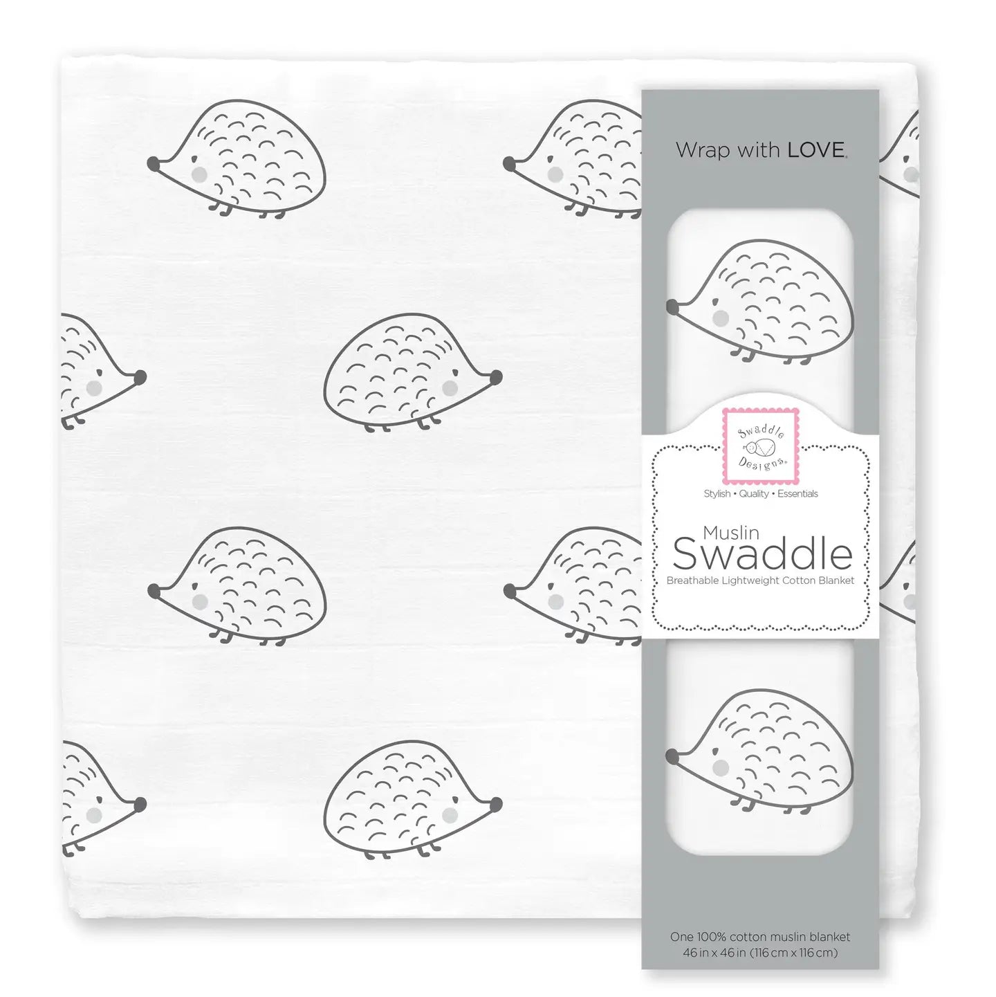 Hedgehog Swaddle Blanket