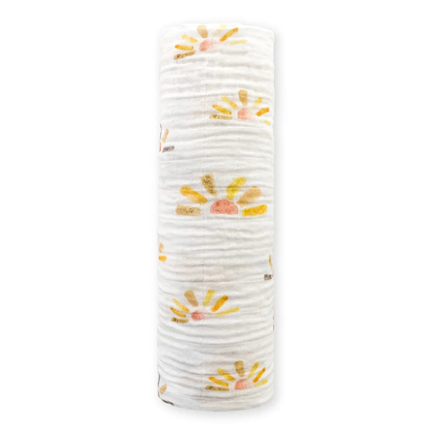 Watercolor Sunny Days Muslin Swaddle Blanket