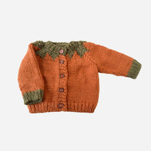 Load image into Gallery viewer, Pumpkin Cardigan Baby Kid Fall Thanksgiving Halloween
