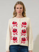 Load image into Gallery viewer, Peralta Floral Cropped Cardigan
