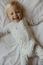 Load image into Gallery viewer, Lightning Zip Pajamas

