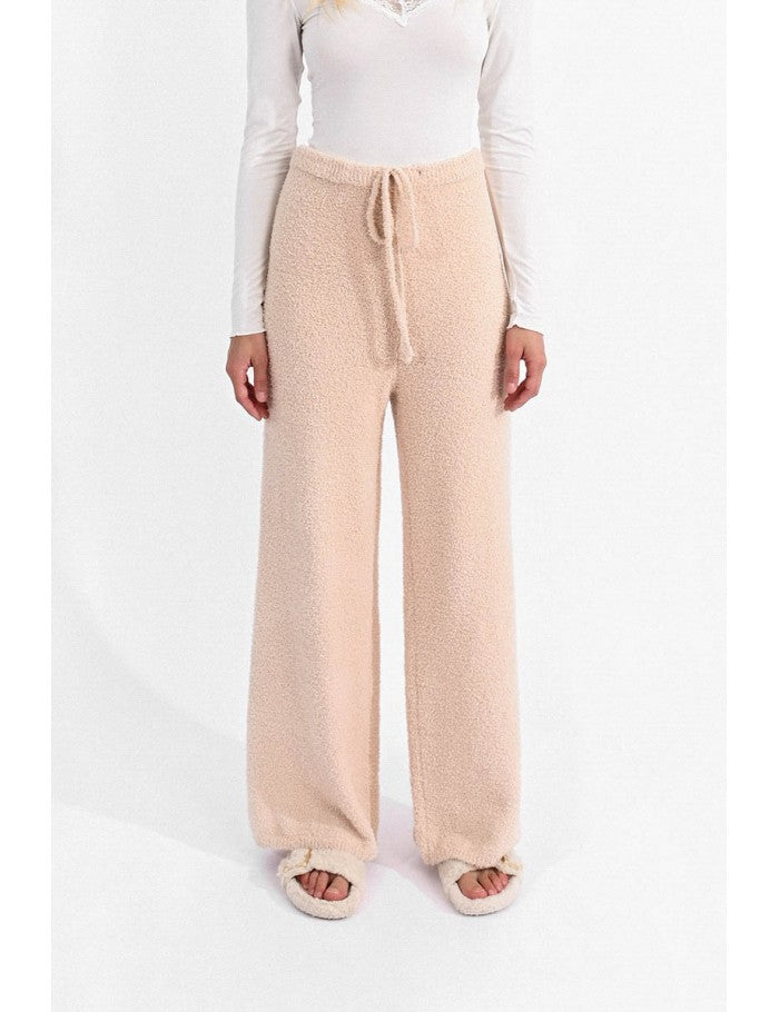 Knit Loungewear Pants - Offwhite