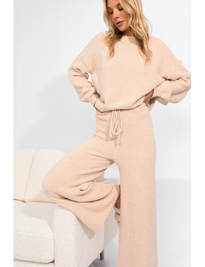 Knit Loungewear Pants - Offwhite