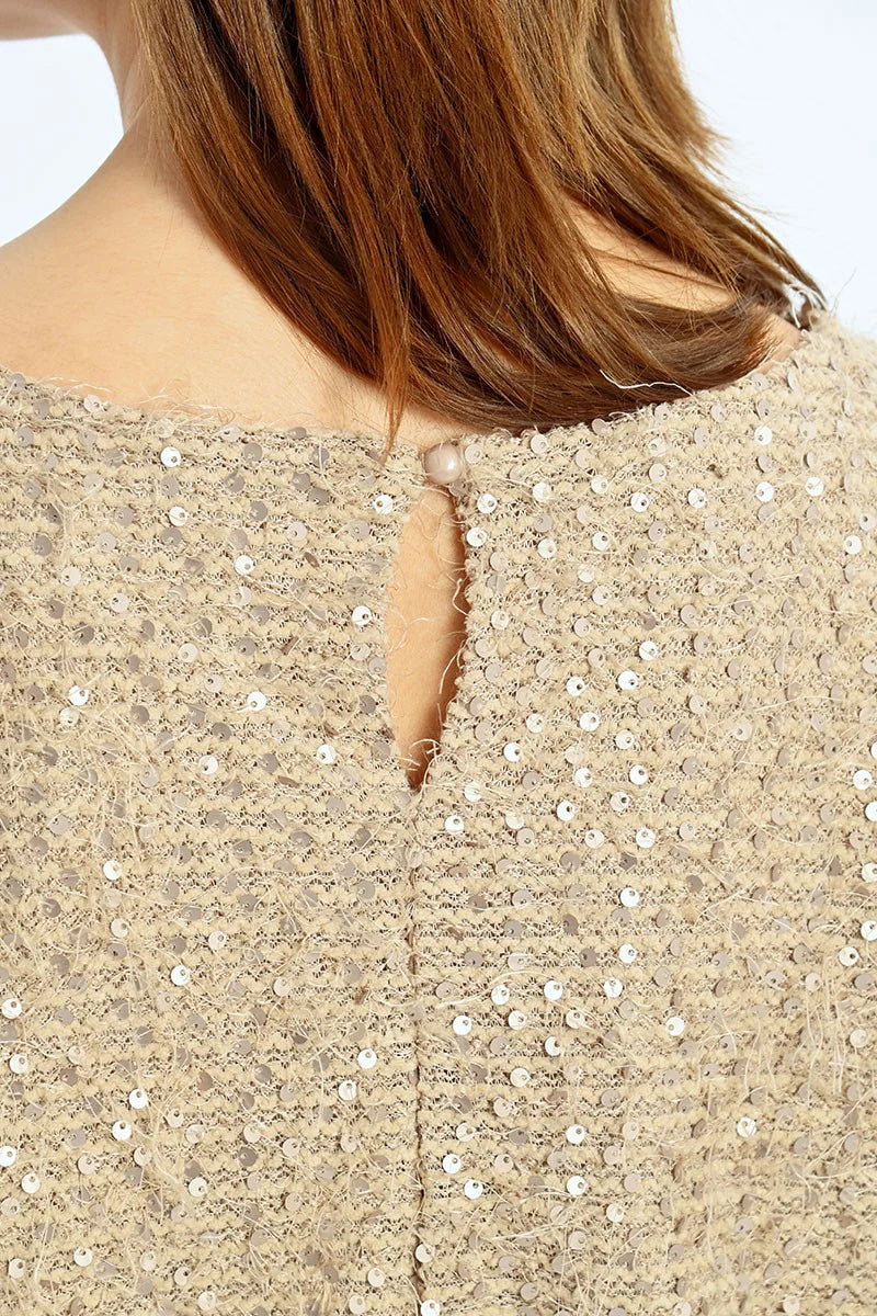 S/S Sequined Top