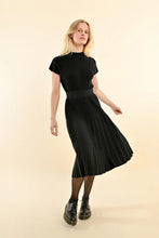 Load image into Gallery viewer, Pleated High Waisted Midi Skirt
