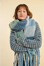 Load image into Gallery viewer, Long Fluffy Scarf - Blue
