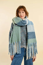 Load image into Gallery viewer, Long Fluffy Scarf - Blue
