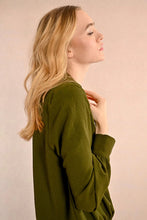 Load image into Gallery viewer, Short Puffy Blouse - Olive
