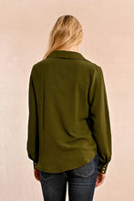 Load image into Gallery viewer, Short Puffy Blouse - Olive
