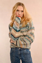 Load image into Gallery viewer, Chunky Knit Sweater - Duck Blue
