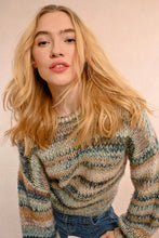 Load image into Gallery viewer, Chunky Knit Sweater - Duck Blue
