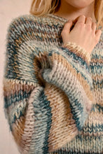 Load image into Gallery viewer, Chunky Knit Sweater - Duck Blue
