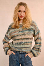 Load image into Gallery viewer, Chunky Knit Sweater - Duck Blue
