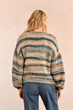 Load image into Gallery viewer, Chunky Knit Sweater - Duck Blue
