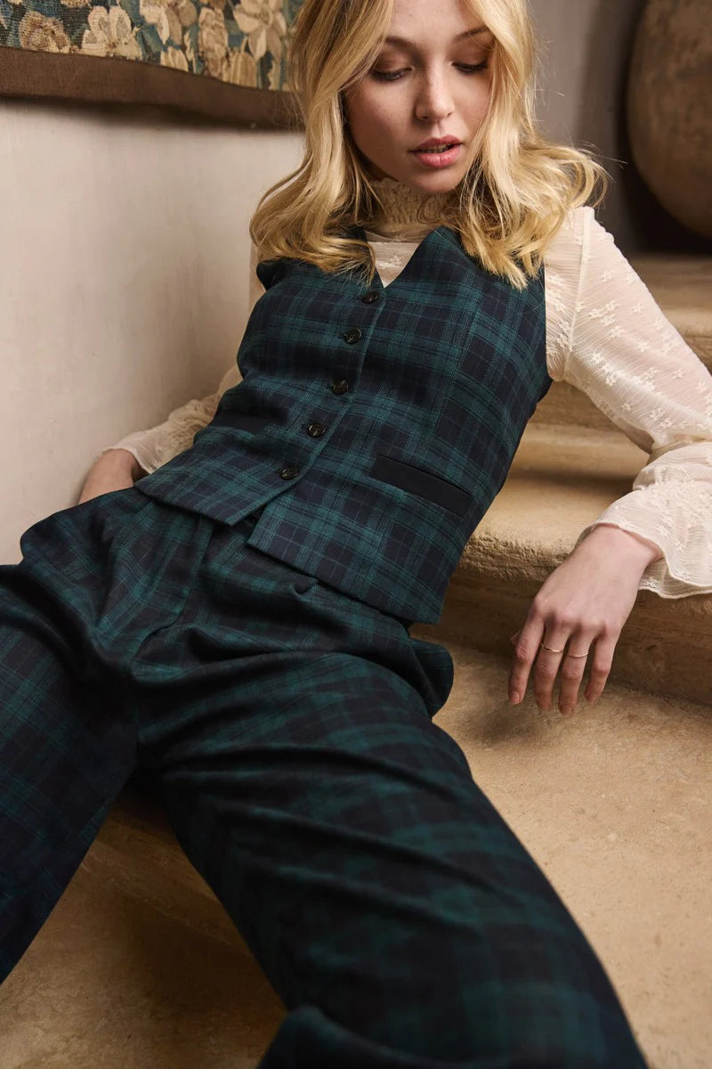 Blackwatch Plaid Vest