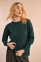 Load image into Gallery viewer, Open-Back Sweater - Petrol Blue
