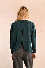 Load image into Gallery viewer, Open-Back Sweater - Petrol Blue
