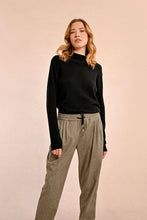 Load image into Gallery viewer, Herringbone Jogger Pants - Black
