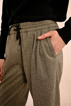 Load image into Gallery viewer, Herringbone Jogger Pants - Black
