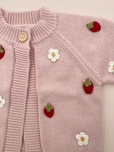 Load image into Gallery viewer, Strawberry Flower Cardigan
