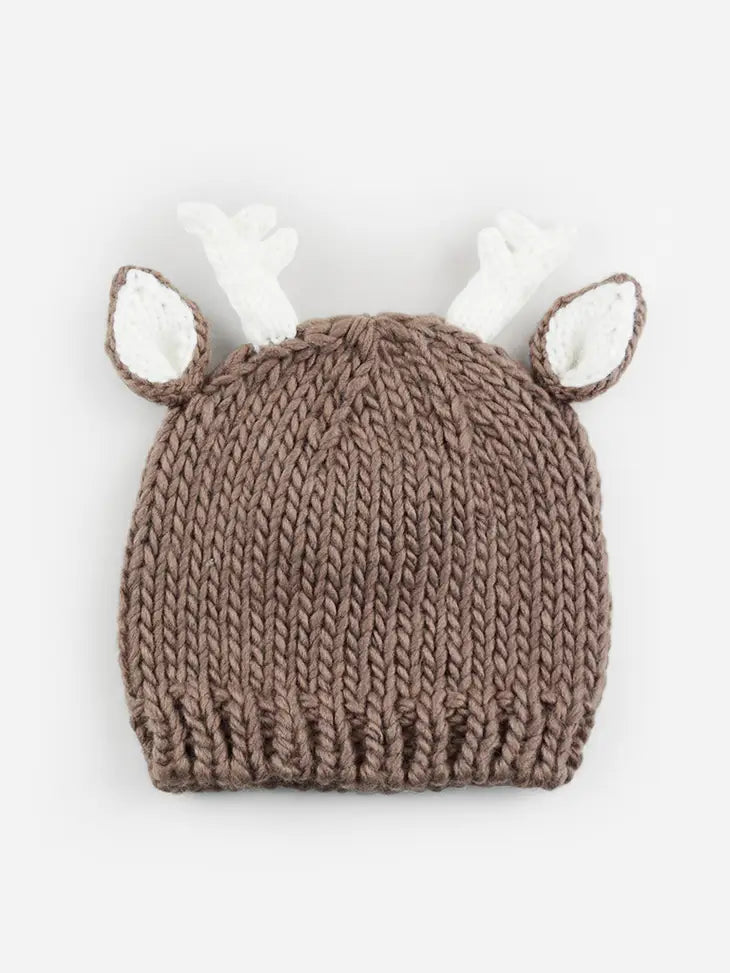 Hartley Deer Hand Knit Hat