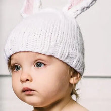 Load image into Gallery viewer, Bunny Hat - White/Pink
