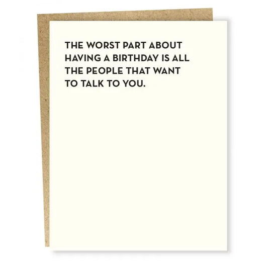 Worst Part Card