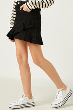 Load image into Gallery viewer, Ruffle Trimmed Twill Skirt
