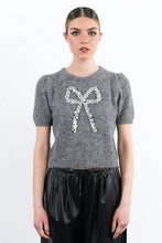 Load image into Gallery viewer, Sparkle Bow Sweater
