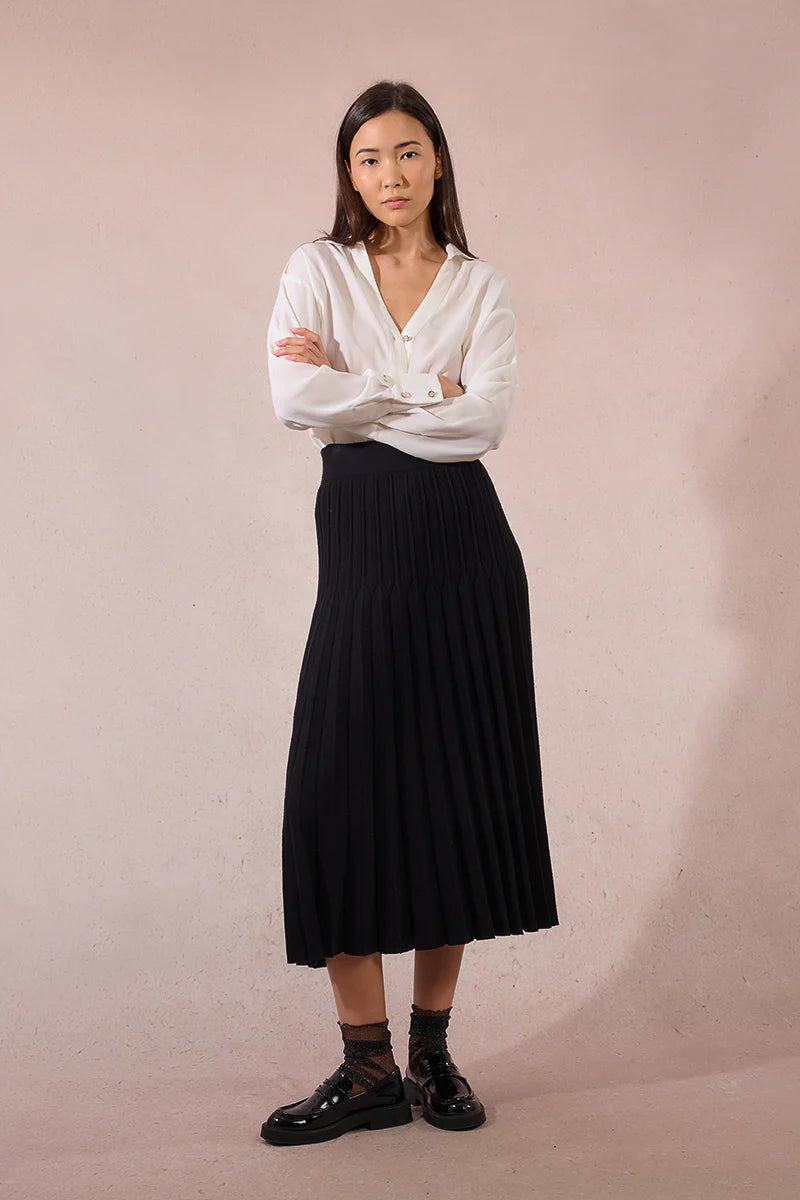 Sweater Skirt - Black