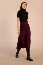 Load image into Gallery viewer, Sweater Skirt - Dark Red
