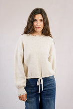 Load image into Gallery viewer, Lace Trim Sweater - Cream
