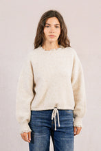 Load image into Gallery viewer, Lace Trim Sweater - Cream
