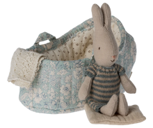 Load image into Gallery viewer, Rabbit in Carry Cot - Blue
