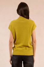 Load image into Gallery viewer, S/S Knitted Sweater - Lime Green
