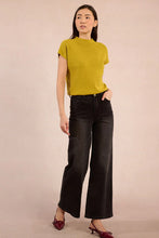 Load image into Gallery viewer, S/S Knitted Sweater - Lime Green
