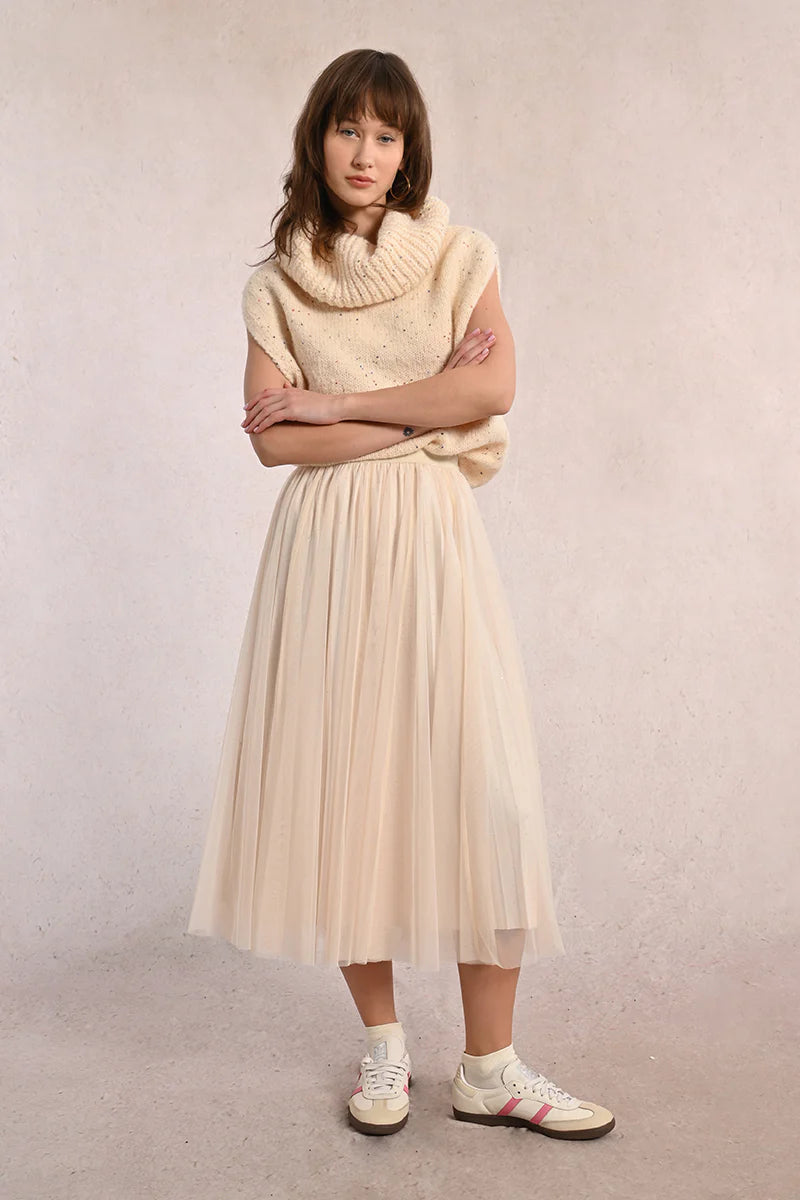 Tulle Skirt - Cream