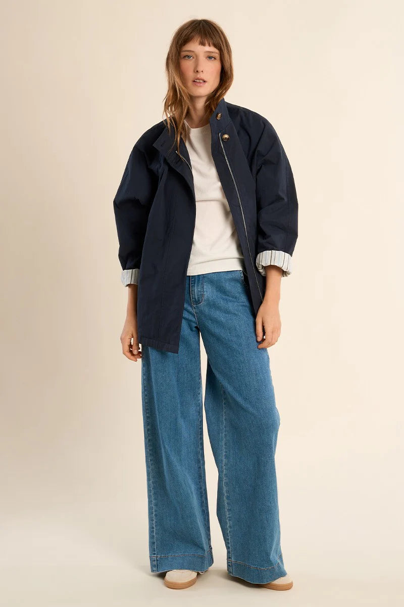 Short Oversized Trench Coat
